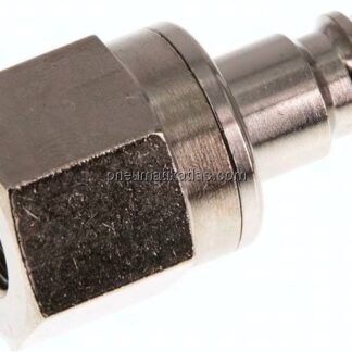Kupplungsstecker (NW7,2) G 1/4"(IG), Messing vernickelt