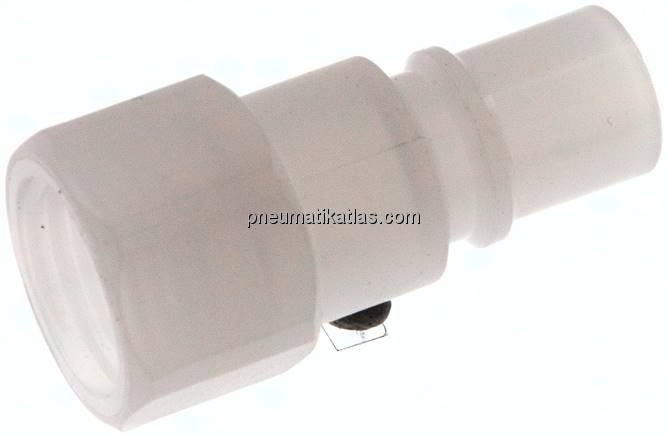 Kupplungsstecker (NW7,2) G 1/4", PVDF offen