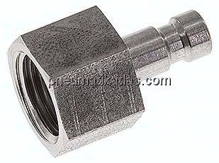 Kupplungsstecker (NW2,7) G 1/8"(IG), Edelstahl