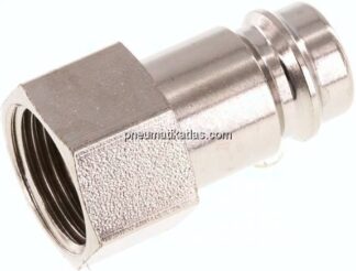 Kupplungsstecker (NW10) G 3/8"(IG), Stahl gehärtet & vernickelt