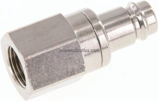 Kupplungsstecker (NW10) G 3/8"(IG), Messing vernickelt