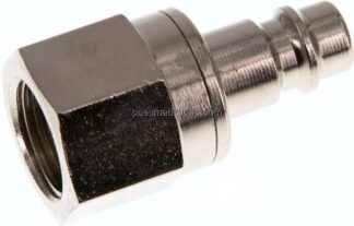 Kupplungsstecker (NW7,2) G 3/8"(IG), Messing vernickelt