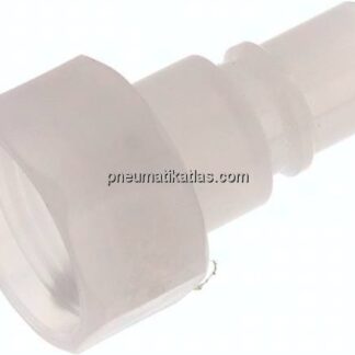 Kupplungsstecker (NW7,2) G 3/8", PVDF offen