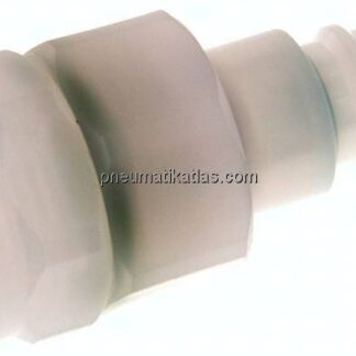 Kupplungsstecker (NW7,2) G 3/8", PVDF absperrend