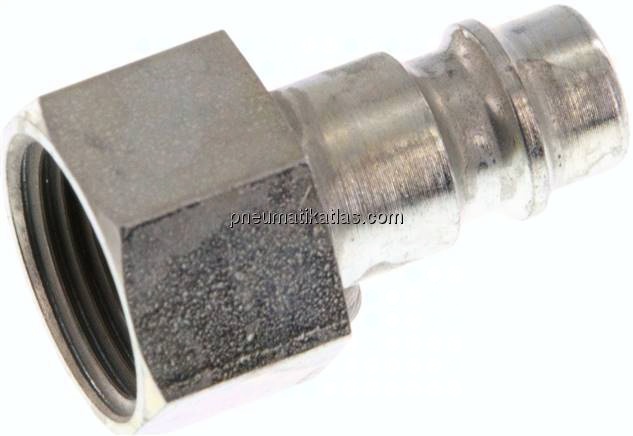 Kupplungsstecker (NW7,2) G 3/8"(IG), Stahl gehärtet & verzinkt