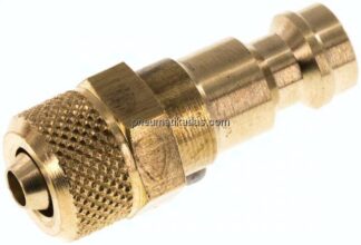 Kupplungsstecker (NW5) 6x4mm Schlauch, Messing