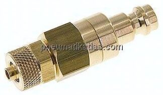 Kupplungsstecker (NW5) 6x4mm Schlauch, Messing