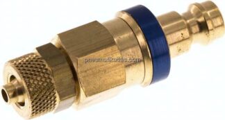 Kupplungsstecker (NW5) 6x4mm Schlauch, Messing
