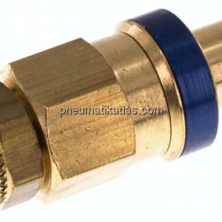 Kupplungsstecker (NW5) 6x4mm Schlauch, Messing