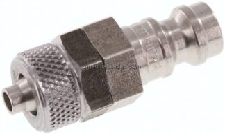 Kupplungsstecker (NW5) 6x4mm Schlauch, Edelstahl