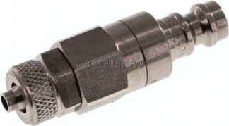 Kupplungsstecker (NW5) 6x4mm Schlauch, Edelstahl