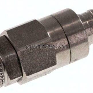 Kupplungsstecker (NW5) 6x4mm Schlauch, Edelstahl