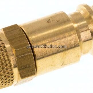 Kupplungsstecker (NW7,2) 6x4mm Schlauch, Messing