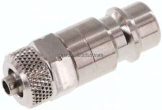 Kupplungsstecker (NW7,2) 6x4mm Schlauch, 1.4404