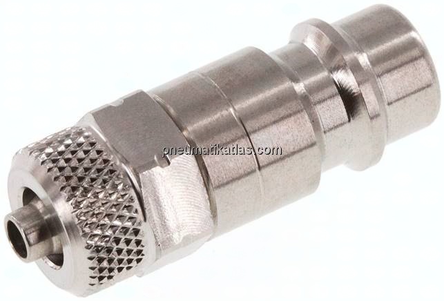 Kupplungsstecker (NW7,2) 6x4mm Schlauch, 1.4404