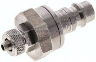 Kupplungsstecker (NW7,2) 6x4mm Schlauch, Edelstahl