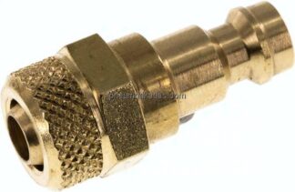 Kupplungsstecker (NW5) 8x6mm Schlauch, Messing