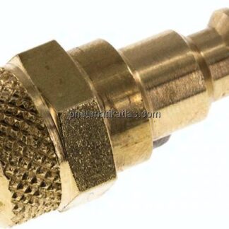 Kupplungsstecker (NW5) 8x6mm Schlauch, Messing