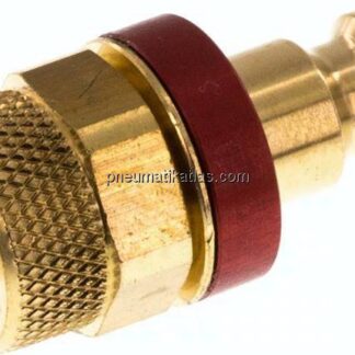 Kupplungsstecker (NW5) 8x6mm Schlauch, Messing