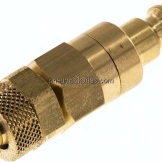 Kupplungsstecker (NW5) 8x6mm Schlauch, Messing