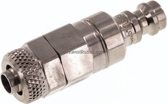Kupplungsstecker (NW5) 8x6mm Schlauch, 1.4404