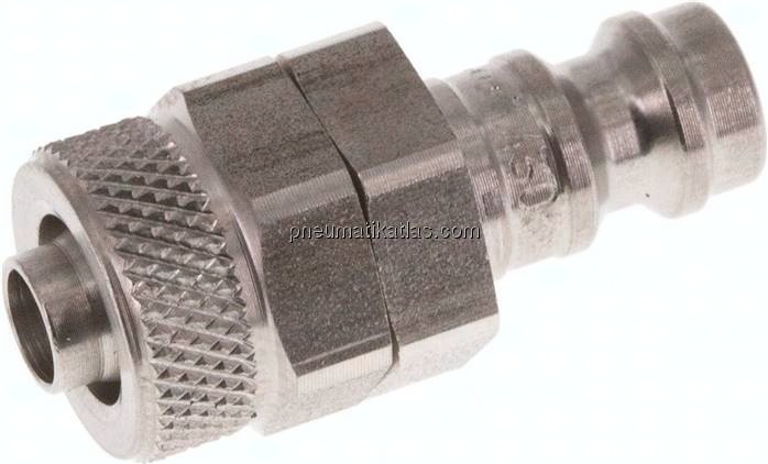 Kupplungsstecker (NW5) 8x6mm Schlauch, Edelstahl