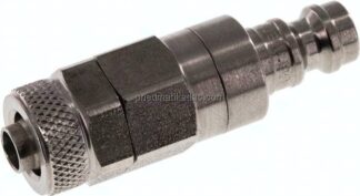 Kupplungsstecker (NW5) 8x6mm Schlauch, Edelstahl