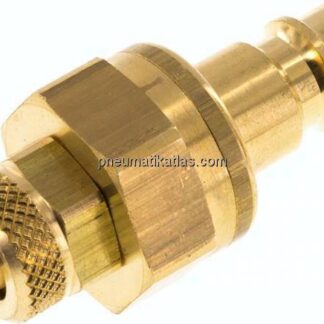 Kupplungsstecker (NW7,2) 8x6mm Schlauch, Messing