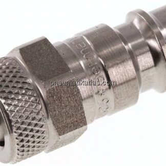 Kupplungsstecker (NW7,2) 8x6mm Schlauch, Edelstahl