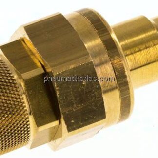 Kupplungsstecker (NW7,2) 10x8mm Schlauch, Messing