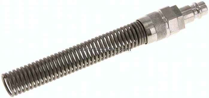 Kupplungsstecker (NW7,2) 12x9mm Schlauch m. Knickschutz