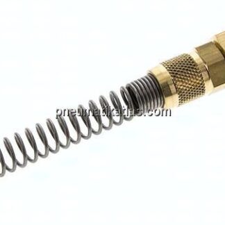 Kupplungsstecker (NW5) 6x4mm Schlauch m. Knickschutz