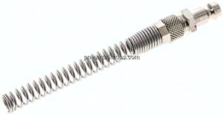 Kupplungsstecker (NW5) 6x4mm Schlauch m. Knickschutz