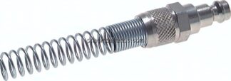 Kupplungsstecker (NW5) 6x4mm Schlauch m. Knickschutz