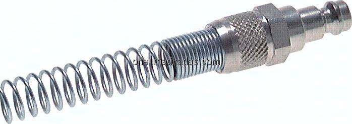 Kupplungsstecker (NW5) 6x4mm Schlauch m. Knickschutz