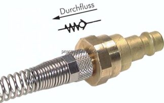 Kupplungsstecker (NW7,2) 8x6mm Schl. mit Rückschlagventil