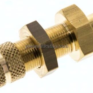 Schott-Kupplungsstecker (NW2,7) 4,3x3mm Schlauch, Messing