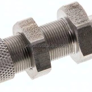 Schott-Kupplungsstecker (NW2,7) 6x4mm Schlauch, Edelstahl