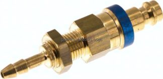 Schott-Kupplungsstecker (NW5) 6x4mm Schlauch, Messing