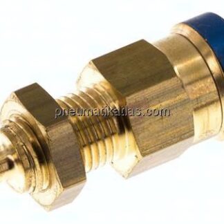Schott-Kupplungsstecker (NW5) 6x4mm Schlauch, Messing