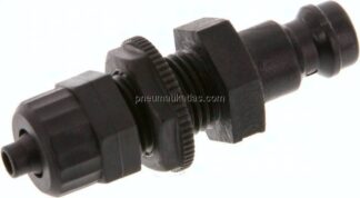 Schott-Kupplungsstecker (NW5) 6x4mm Schlauch, POM