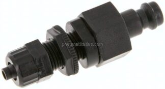 Schott-Kupplungsstecker (NW5) 6x4mm Schlauch, POM
