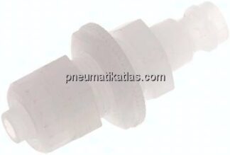 Schott-Kupplungsstecker (NW5) 8x6mm Schlauch, PVDF