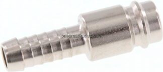Kupplungsstecker (NW10) 10mm Schlauch, Stahl gehärtet & vernickelt