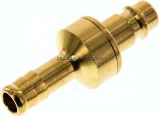 Kupplungsstecker (NW7,2) 10mm Schlauch, Messing
