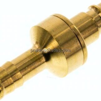 Kupplungsstecker (NW7,2) 10mm Schlauch, Messing