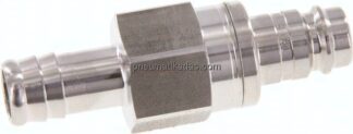 Kupplungsstecker (NW10) 13 (1/2")mm Schlauch, 1.4404