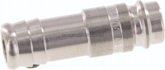 Kupplungsstecker (NW10) 13 (1/2")mm Schlauch, Edelstahl