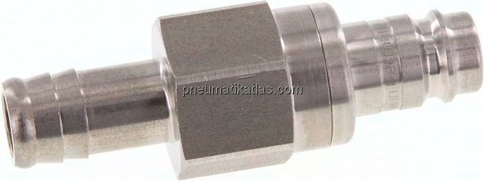 Kupplungsstecker (NW10) 13 (1/2")mm Schlauch, Edelstahl