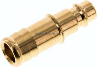 Kupplungsstecker (NW7,2) 13 ( 1/2")mm Schlauch, hMessing